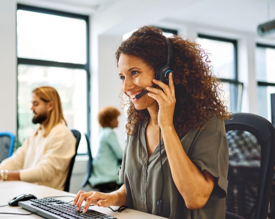 Elev8 local support expert with headset